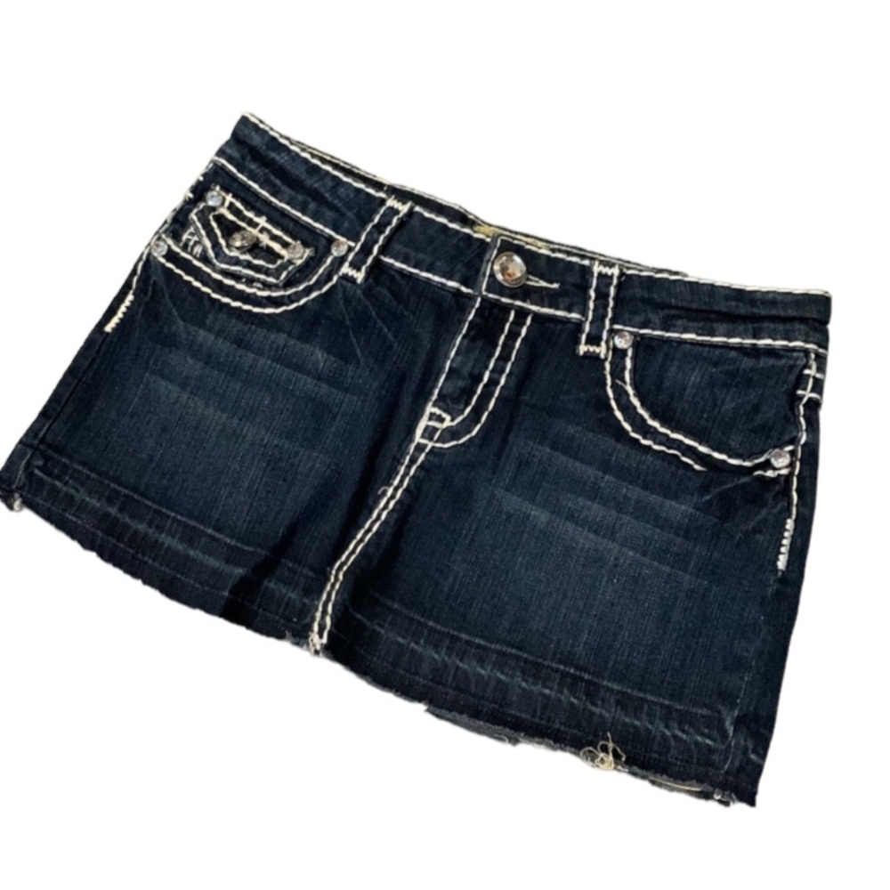 LA Idol Jean Skirt